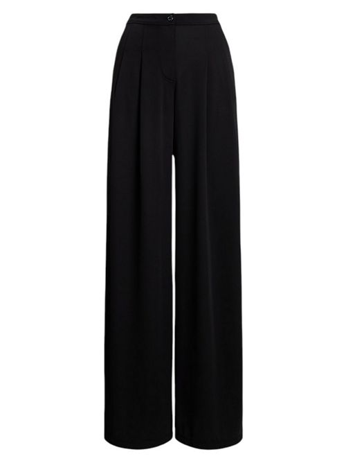 pantalone donna in jersey con pinces nero Ralph Lauren | 200961941004